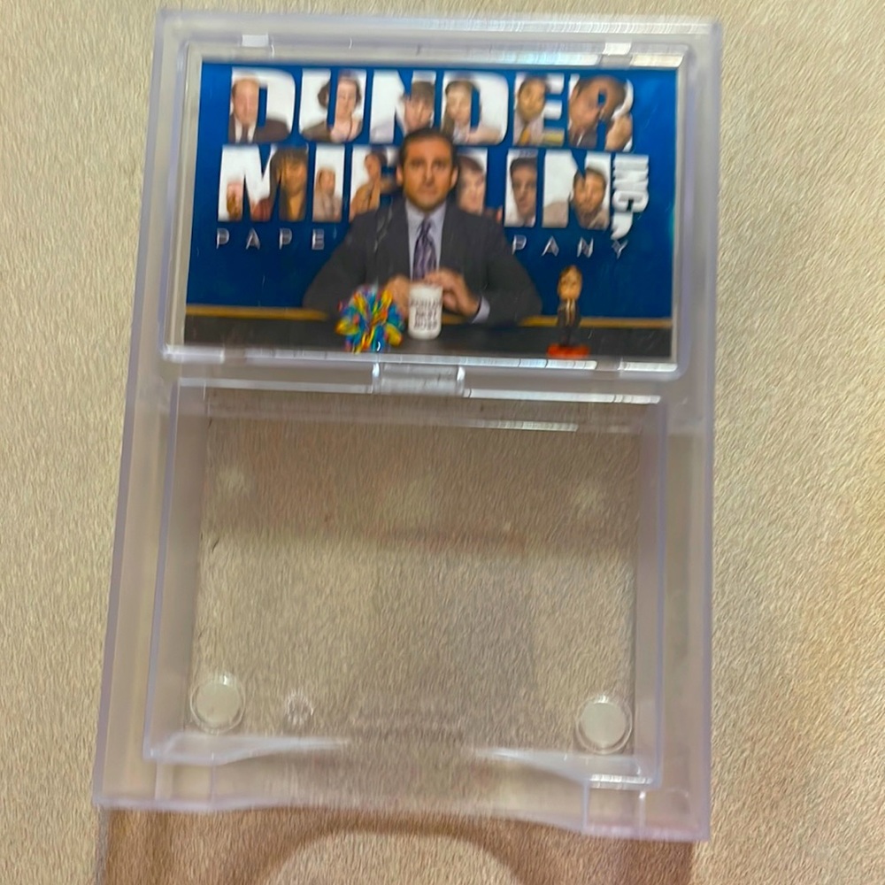 The Office paper holder good condition. HaRd plastic